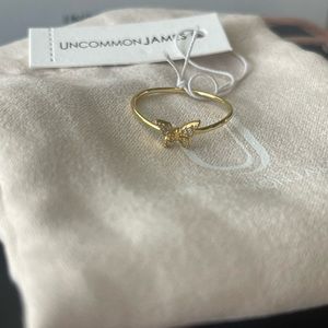 Uncommon James Gold Butterfly Ring